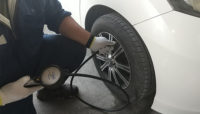 空気圧調整