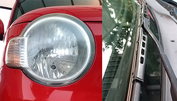 ライトとワイパー